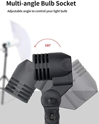 Софтбокс Комплект осветление за Фотография Студийно осветление 50x70 см/20 x 28 с 2 Крушки CFL 800 W 5500 Към Комплект