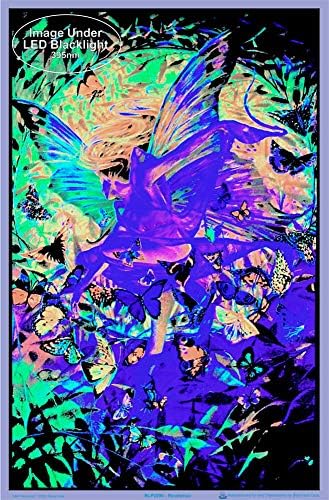 1999 Откровение Шийла Вълк, Плакат Blacklight - Флокированный - 23 x 35