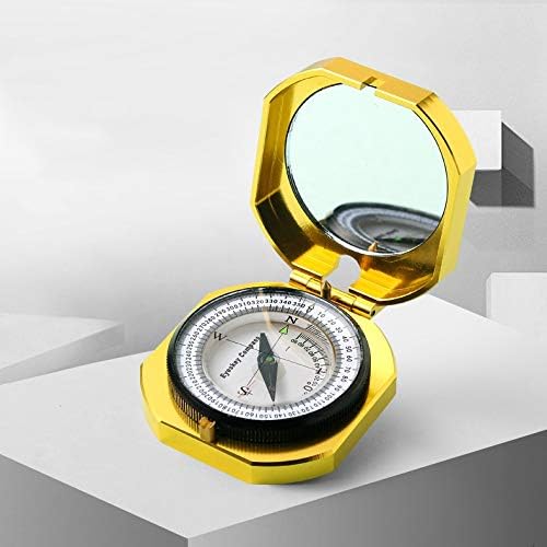 LIUJUN Fine Outdoor Compass, Метален Флип-Компас за Туризъм, Къмпинг, Геология, Проучване на Активна Почивка, Здрав Измерена