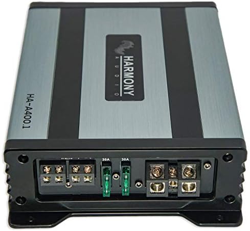 Harmony Audio HA-A400.1 Автомобилния стереосистемный усилвател клас D с Моно субуфер с мощност 800 W - Стабилен 1 Ом