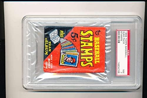 1969 Topps Бейзболни Восъчни Опаковки Печати psa 7 - Бейзболни Восъчни Опаковки