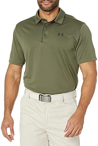 Мъжки топка за голф Under Armour Tech Golf, Polo, (390), цвят на морска вълна, Зелено / Черно, 4X-Large Tall