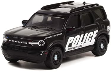 Концептуалния автомобил Bronco Sport Police Interceptor 2021 Black Hobby Изключителен модел на автомобила, Монолитен