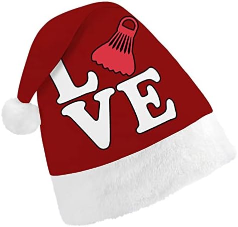 Коледни шапки, за бадминтон Love Едро за възрастни, Коледна шапка за празници, стоки за коледно парти
