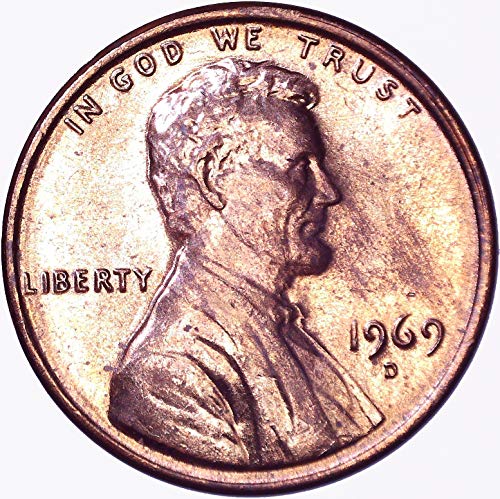 1969 D Паметник Цент Линкълн 1C ЗА Необращенном