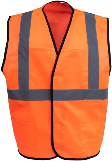 Safety Depot Клас 2 Евтин Отразяваща Жилетка За Безопасност Hi Vis Различни Цветове С Джобове