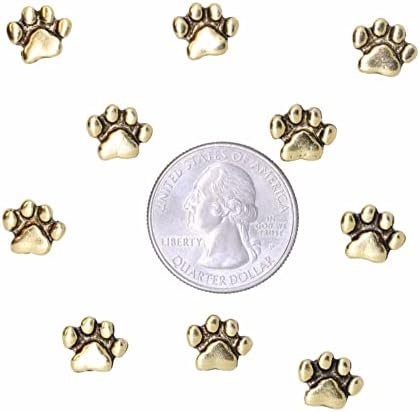 Копчета с Отпечатък от Лапа - Златна декорация