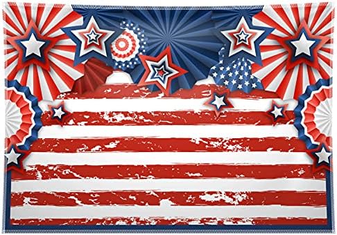 10X8ft Американското Знаме от 4 юли Фон на САЩ Ретро дюшеме Патриотичен Ден на Независимостта Фон За Снимки Мемориал