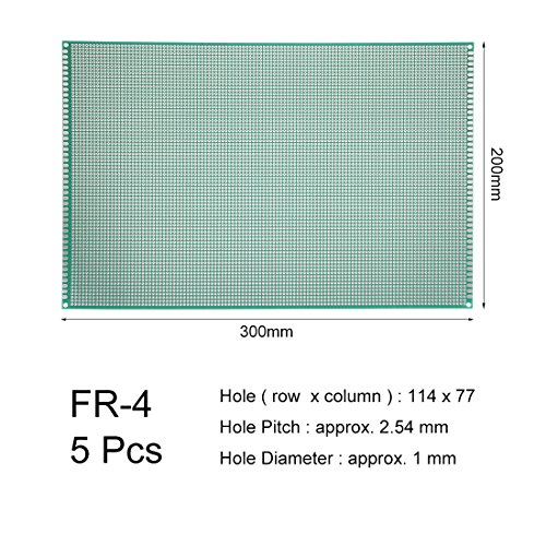 uxcell 20x30 см Една Универсална Печатна платка за запояване DIY 5 бр.