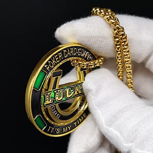 Кухи Покер Щастливата Монета Щастлива Медал Икона Подарък Вълшебна Монета Ръчно Обиколка Игра с Монети