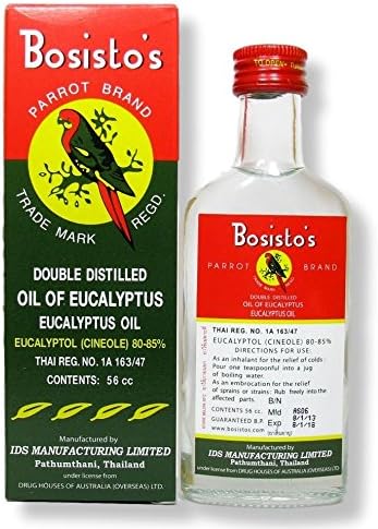 Евкалиптово масло, търговска марка Bosisto's Parrot 56 мл