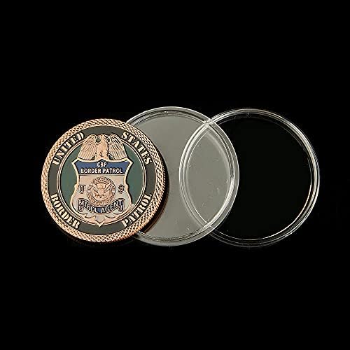 USABorder Полицай е представител на Министерството на вътрешната сигурност на САЩ Бронзова монета на повикване