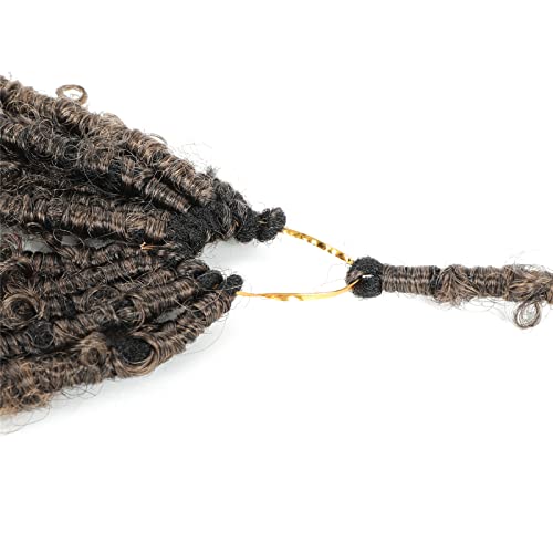 Crochet косата TD HAIR Butterfly Locs, 8 опаковки Предварително усукани Изкуствени косичек на една Кука Locs, Предварително