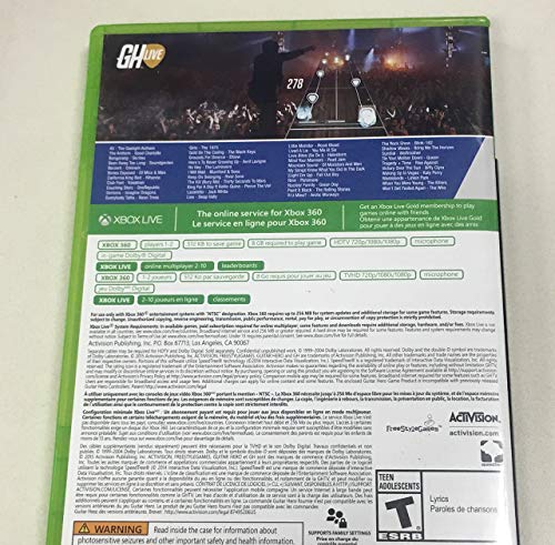 Guitar Hero: Live за Xbox 360 (САМО за игра) (Сертифицирана възстановена)