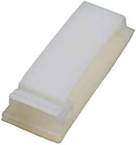 X-DREE FC-40 Двустранни самозалепващи кабелни превръзки Скоба за телени скоби кремаво-бял (Замазка за под пода самостоятелно