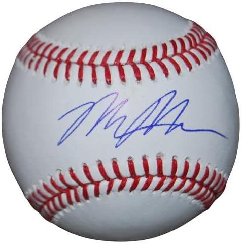 Подпис на МАТ МАКЛЕЙНА (СИНСИНАТИ РЕДС) е най-Добрата перспектива OML baseball JSA COA AH95667 - Бейзболни Топки с Автографи
