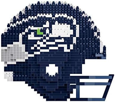 Комплект каски-Пъзели Seattle Seahawks NFL 3D BRXLZ 1Z