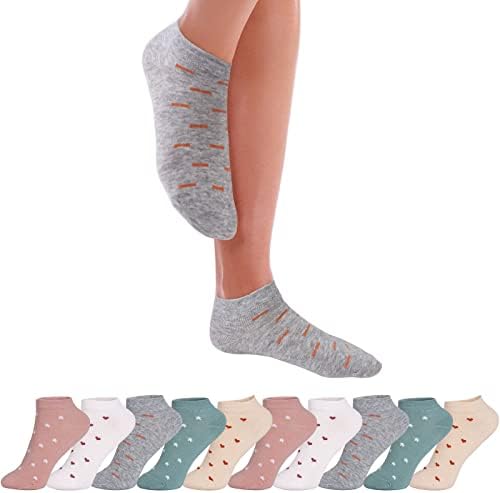 Чорапи до глезена ELEHOLD, Дамски Спортни Чорапи, без възглавници, Чорапи за бягане с Дълбоко деколте, Чорапи за ежедневна