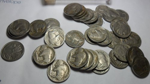 Никелова ролка Buffalo с пълна дата (40 монети)
