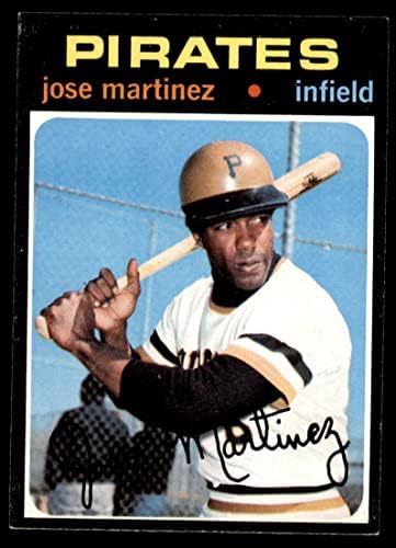 1971 Topps 712 Хосе Мартинес Питсбърг Пайрэтс (Бейзболна картичка) EX/MT Пирати