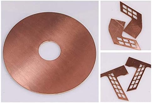 Меден лист метал YIWANGO от фолио 99,9% Cu идеален за производството на изделия за ръчна работа, дебелина на медни листове