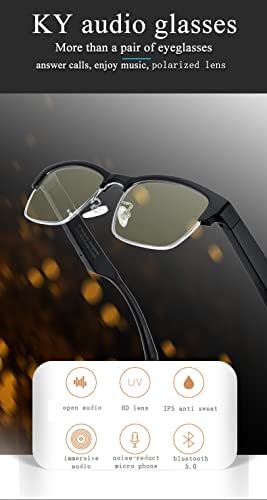 Слънчеви очила OOAVR Bluetooth, Нови безжични очила, Bluetooth, Интелигентни аудио-очила, мъжки / женски умни очила за