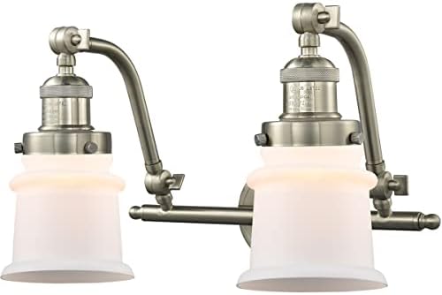 Иновативно осветление 515-2W-SN-G181S-Led лампа за баня с осветление Кантон 2, който влиза в колекция от Franklin Restoration