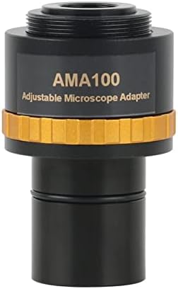 Дигитален микроскоп QCMYJM LCD 0.37/0.5/0.75 Адаптер за микроскоп Times C-Mount, Обектив с Регулируемо намаляване на