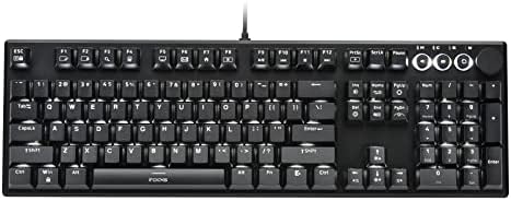 Механична клавиатура i-rocks K74M с подсветка - с ключове Gateron с възможност за гореща замяна - 107 клавиш, сменяем