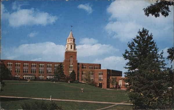 Университета в Южен Илинойс Карбондейл Илинойс Оригиналната Реколта Картичка 1968 г.