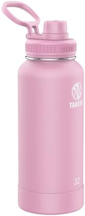 Случайна Бутилка за вода Takeya Actives от Неръждаема Стомана с Капак-Улей, 24 Грама, Краставица