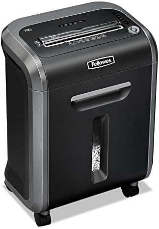 Шредер Fellowes 3227901, Напречен, с 16-Инчов Капачка, 15-3/8 x10-2/5x21-1/2, BK/SR