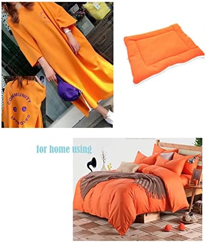 Оранжева тениска от еластична Ликра, Трикотажная Плат, Обикновен Памук Трико от Ликра, Плат за Бродерия от Yard, филтър