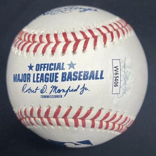 Хосе Кансеко Карлос Мартинес HR Off Head Подписа Бейзболни Топки JSA - Бейзболни топки с автографи