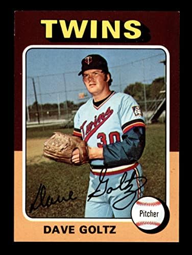1975 Topps 419 Дейв Гольц Миннесотские близнаци (Бейзболна картичка) NM / MT Близнаци