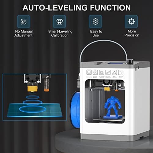 Набор от 3D-принтери WEEFUN Tina2, Автоматично Изравняване легла, Мини 3D принтер за возобновленной печат с 1 кг черна