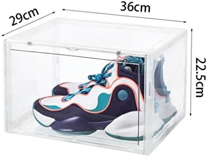 DEPILA Новост-Магнитна Смукателна Кутия За съхранение на Маратонки Прозрачна Баскетболни Обувки а обувките Скоростна