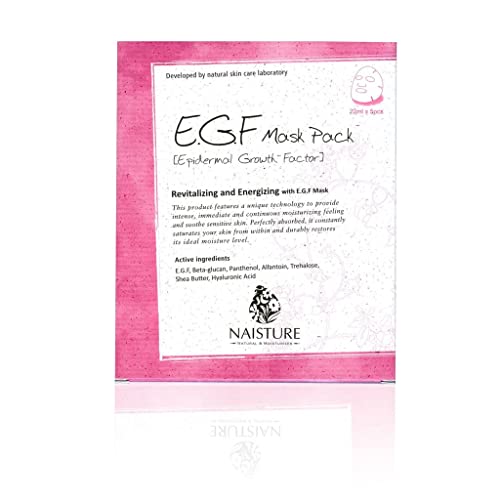 Naisture Premium Лицето Sheet Mask – E. G. F 5 Опаковки Есенции за пълноценна грижа за кожата на Лицето на Лечебното