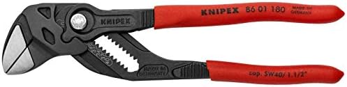 Инструменти KNIPEX - Ключ, клещи, черно покритие (8601180), 7 1/4 инча, с черно покритие и инструменти KNIPEX - Набор