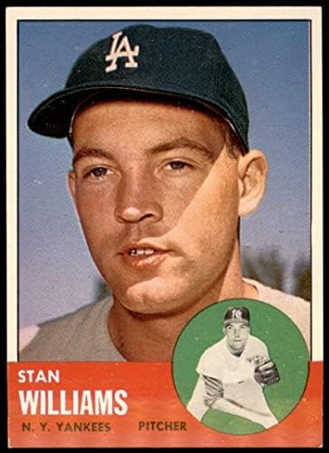 1963 Topps 42 Стан Уилямс Ню Йорк Янкис (Бейзболна картичка) EX/MT + Янкис