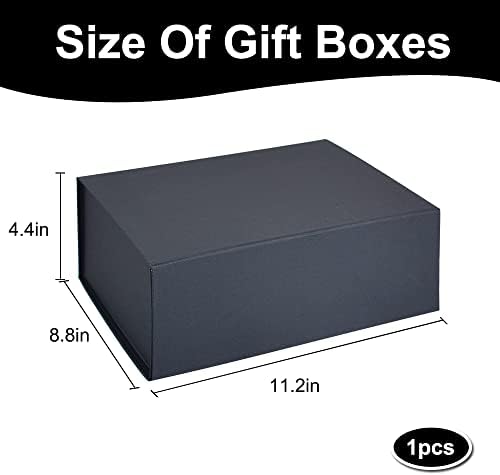 Подарък кутия BEISHIDA 11 X 9 X 4,4, Подаръчни Кутии с Магнитни заключващи се капаци за опаковане на подаръци, Подаръци