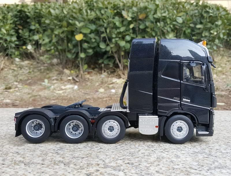 Модели на Маргарин за Влекачи Volvo FH16 8x4 Черно на Борда на Транспортен камион 1/32, ХВЪРЛИ ПОД НАЛЯГАНЕ, Предварително
