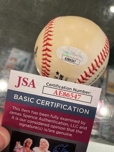 Бил Брутон Милуоки Брейвз - Бейзболни топки с един подпис Jsa, Редки Бейзболни топки с автографи