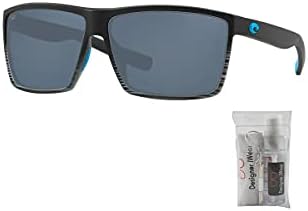 Costa Rincon 6S9018 Правоъгълни Слънчеви очила за мъже + КОМПЛЕКТ с Дизайнерски Безплатен набор от продукти за грижа