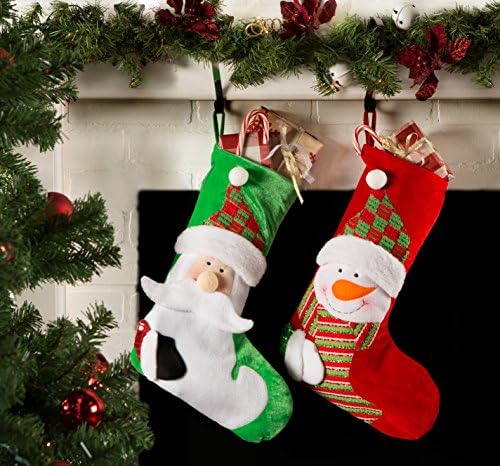 Декоративен Коледен Семеен комплект за Отглеждане DII Празничен Декор с линия за окачване, 21x5, Апликация от филц Дядо