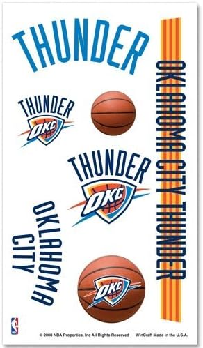 WinCraft НБА Оклахома Сити Thunder 14385081 Татуировки