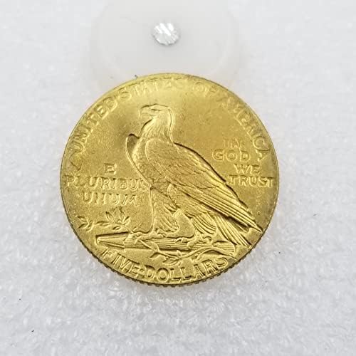Старинни Занаяти 1929 Индианец Половината Орел Десетки 5 долара в Златни Монети Чужд Сребърен Долар