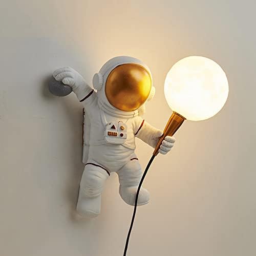 Jadssox Модерен Включване монтиран на стената Лампа, Стенни лампи за Детска Стая, монтиран на стената лампа с Космонавт,
