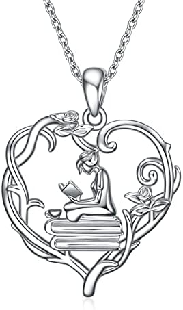 Сребро 925 Танцов състав Флейта Цигулка Книга Висулка Колие Бала Подарък Бижута за Момичета Музика Химия Студентите Бижута