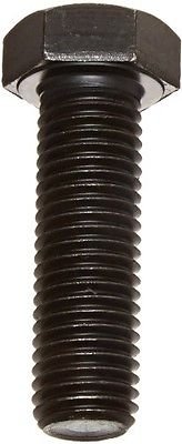 М 24-Винт с шестоъгълни глави 3,00 x 50 mm, Стомана клас 8,8, DIN 933/961, Гладка повърхност, Черен на цвят, Пълен с
